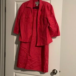 Pink Jessica Howard 14P Sleeveless Shirt & Jacket